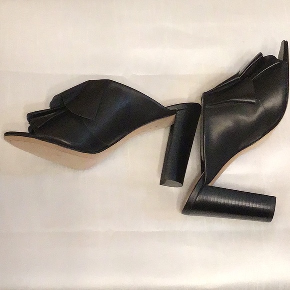 AVEC LES FILLES MALLORY LEATHER HEELS-VELVET - Picture 7 of 8